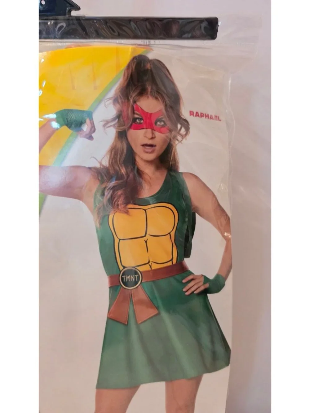 SPIRIT HALLOWEEN TMNT DRESS ADULT SMALL COSTUME NINJA TURTLES 4-IN-1 RAPHAEL LEO